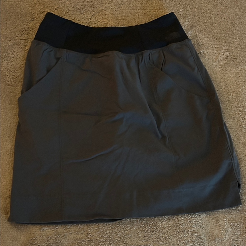 The North Face Charcoal and Black Mini Skirt